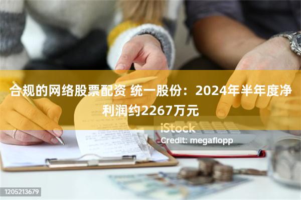 合规的网络股票配资 统一股份：2024年半年度净利润约2267万元