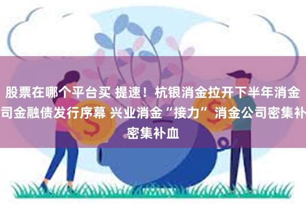 股票在哪个平台买 提速！杭银消金拉开下半年消金公司金融债发行序幕 兴业消金“接力” 消金公司密集补血